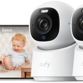 Eufy Indoor Cam E30 Pack 2 – Caméras Surveillance 4K UHD Intérieur