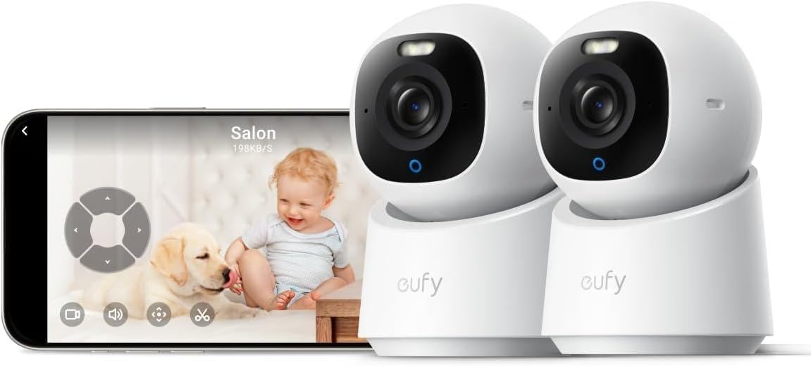 Eufy Indoor Cam C210 - Caméra Surveillance WiFi 1080p Pan & Tilt – Image 2