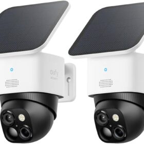 eufy SoloCam S340 Pack 2 Caméras – Solaires 360° 3K
