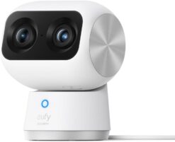 Eufy Indoor Cam S350 - Caméra Double Objectif 4K + 2K Zoom 8×