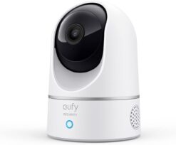 Eufy Indoor Cam E220 - Caméra Surveillance WiFi Intérieur 2K Pan & Tilt