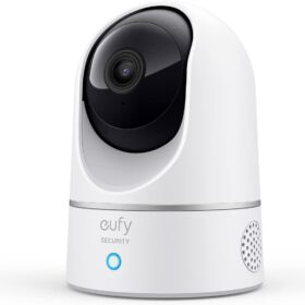 Eufy Indoor Cam E220 – Caméra Surveillance WiFi Intérieur 2K Pan & Tilt