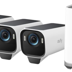 Kit eufy eufyCam S3 Pro 3+1 – 3 Caméras 4K MaxColor Vision + HomeBase 3