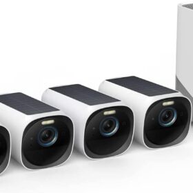 Kit eufy eufyCam S330 (eufyCam 3) 4+1 – 4 Caméras 4K Solaires + HomeBase 3