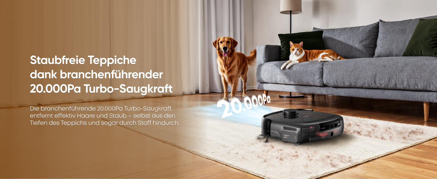 eufy E28 20.000 Pa Turbo-Saugkraft Saugroboter