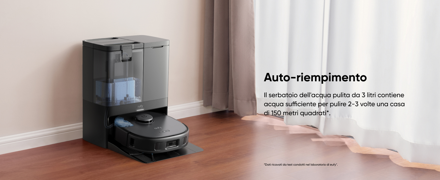 eufy X10 Pro Omni auto-riempimento serbatoio acqua 3 L