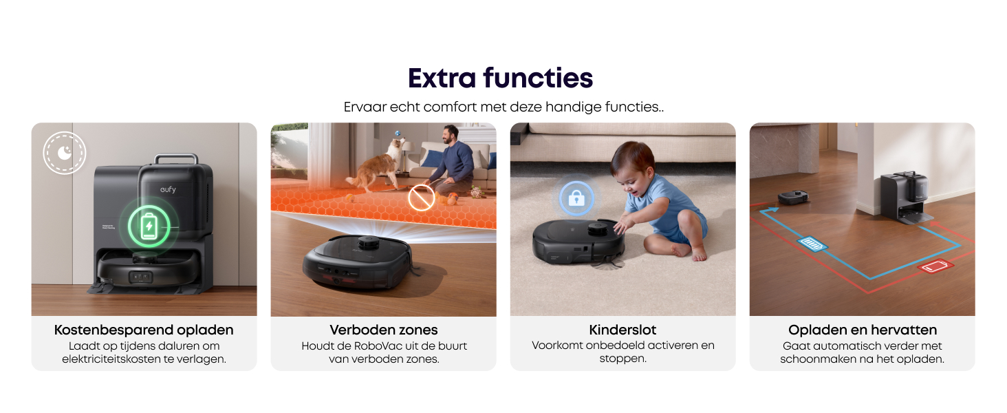 eufy Omni E28 extra functies robot cleaner