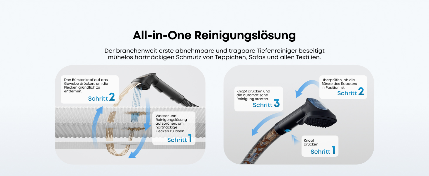 eufy E28 FlexiOne gezielte Möbelreinigung