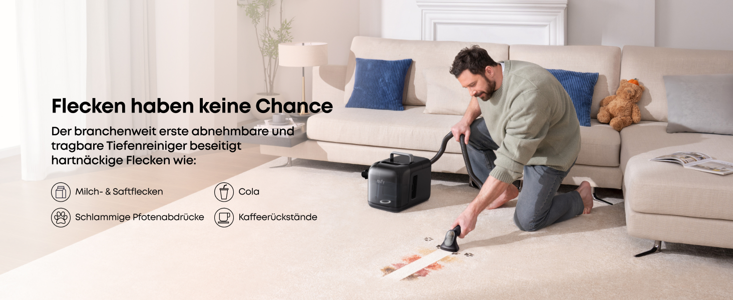 eufy Omni E28 gründliche Bodenreinigung