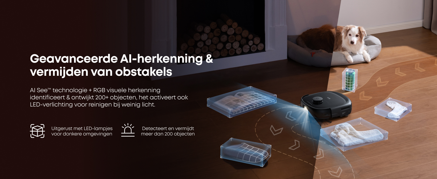 eufy E28 AI-obstakelherkenning +200 objecten