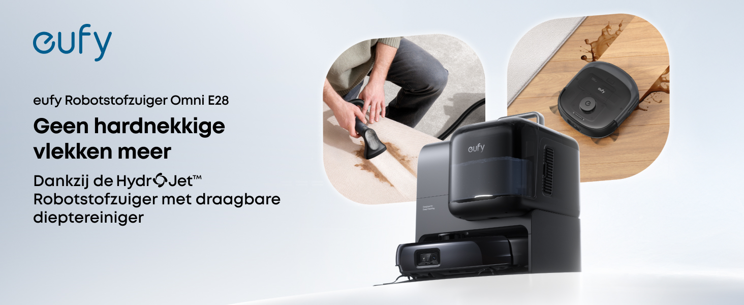 eufy Omni E28 robotstofzuiger en dweilrobot met basisstation