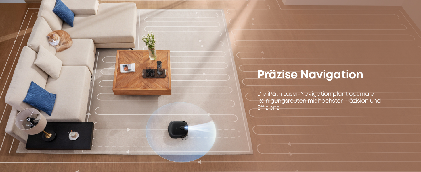 eufy E28 präzise LIDAR-Navigation Kartierung eufy App