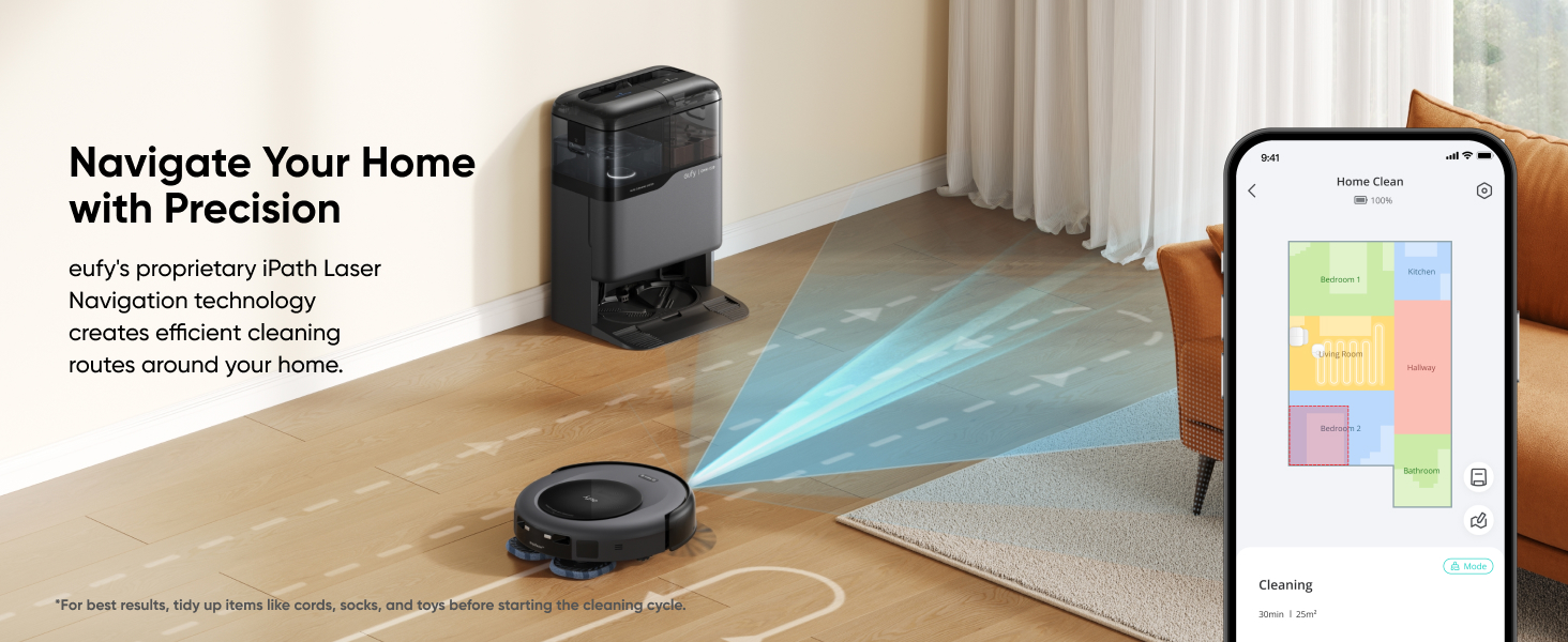 eufy Omni C20 features weekly scheduling cleaning modes app customisation