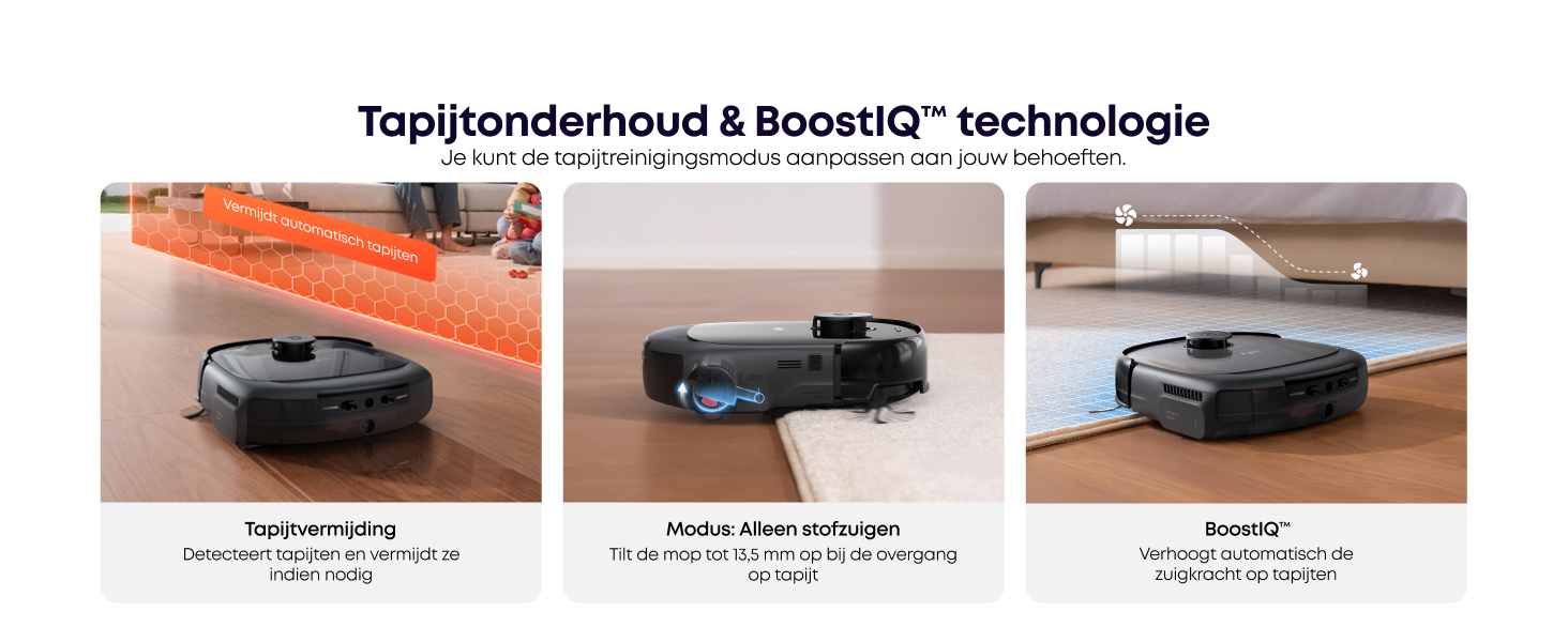 eufy robot vacuum slimme tapijtreiniging