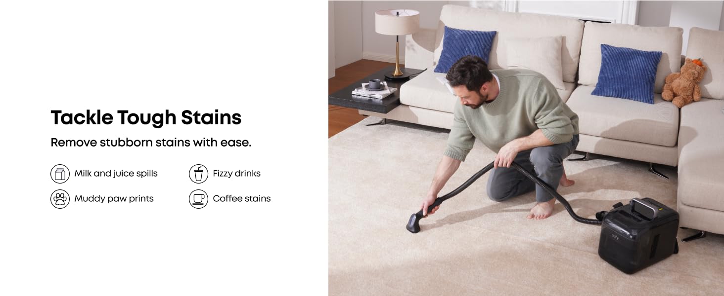 eufy E28 FlexiOne targeted furniture cleaning