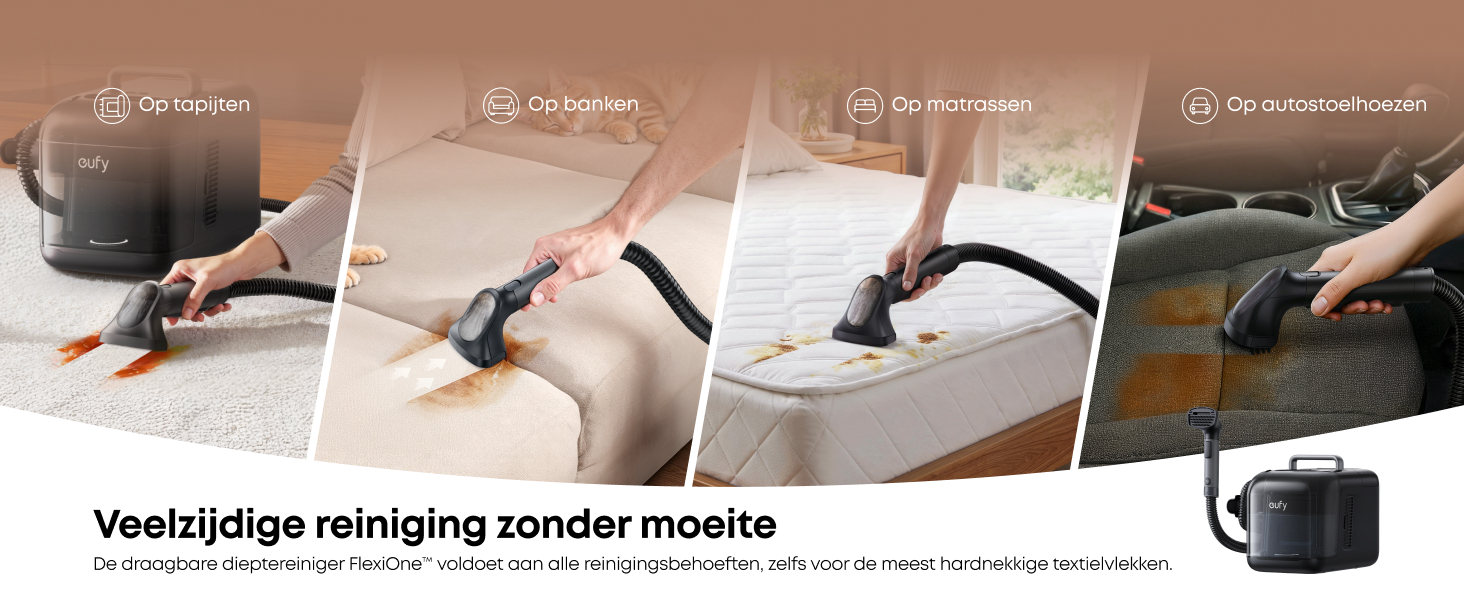 eufy E28 veelzijdige reiniging vloeren en bekleding